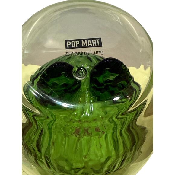 NIB Pop Mart The Monsters Cheers Labubu Green “Relax” Double Walled Glass Cup - Picture 6 of 16